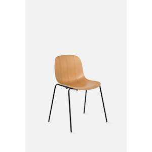 Citta 3D Dining Chair - Natural Oak/Black