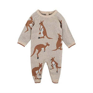 Wallaby Roo Knit Romper