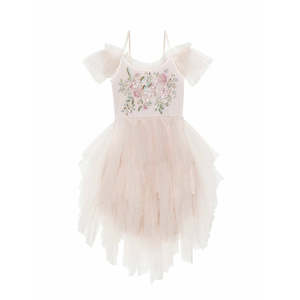 Rose Pink Porcelain Tutu Dress