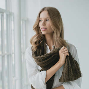 Wool Knit Scarf