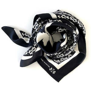 Dark Hampton Silk Scarf