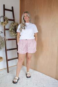 Sampson Short - Blush Check