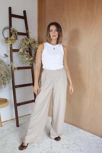 Willow Pants - Fawn Chambray