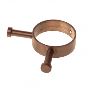 Heiko Pole Robe Hook - Brushed Copper