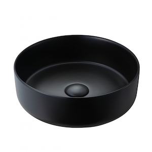 Kolor Radial 355 Countertop Basin - Matte Black