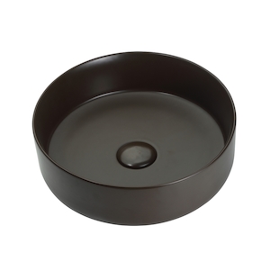 Kolor Radial 355 Countertop Basin - Dark Clove Brown