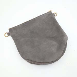 SALE - Sample - Grey Suede - Mini Non Slouch