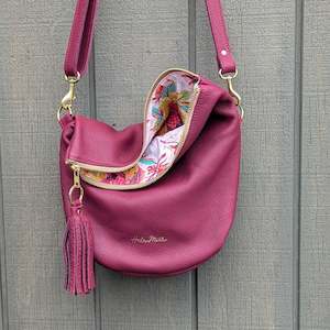 SALE - Mini Slouch - Raspberry