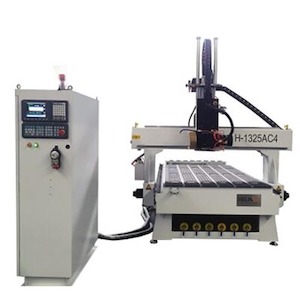 H-1325AC4 4-axis Auto Tool Change CNC Router 1300x2500x400mm - HELINER