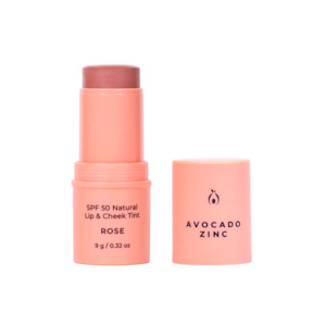 SPF 50 Natural Lip & Cheek Tint - Rose