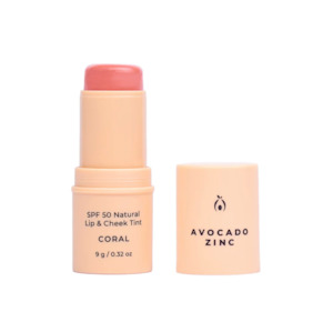 SPF 50 Natural Lip & Cheek Tint - Coral