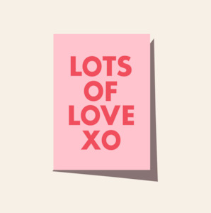 Cards: Lots Of Love Card