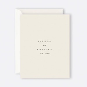 Cards: Happiest Of Birthdays To You