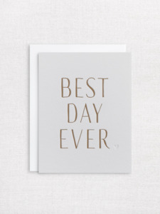 Best Day Ever - Antique Gold