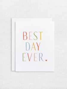 Cards: Best Day Ever - Colourful