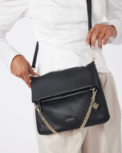 Daria Shoulder Bag - Black Bubble