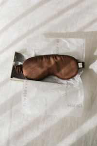 Penney Bennett: Silk Eye Mask - Cocoa