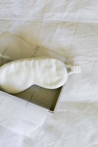 Silk Eye Mask - Ivory