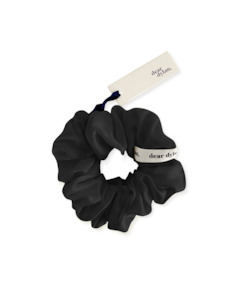 Dear Dylan: Silk Scrunchie - Noir