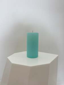 Mothers Day: Pillar Candle - Aqua