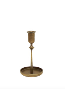 Candes Candle Sticks: Raine Taper Gold Candleholder