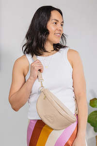 Clothing accessory: Scarlett Sling Bag  - Latte