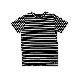 Clothing: BOYS SS CLASSICS TEE - Black Stripe