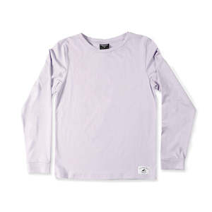 GIRLS LS CLASSICS TEE - Lilac