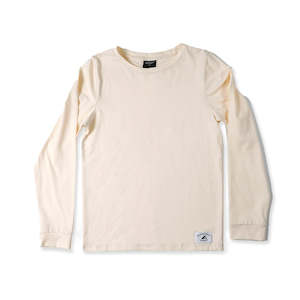 GIRLS LS CLASSICS TEE - Cream