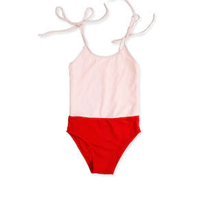 Clothing: SUNKISSED ONE PIECE - Pink Red