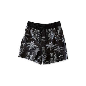 PALM TREES BOARD SHORT - Black