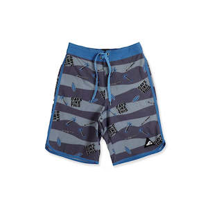 DAYS LIKE THIS LONG BOARD SHORT - Black Grey