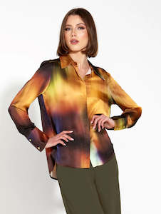 Orbit Satin Shirt - Gradient