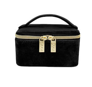 Luxe Velvet Jewellery Cube Black