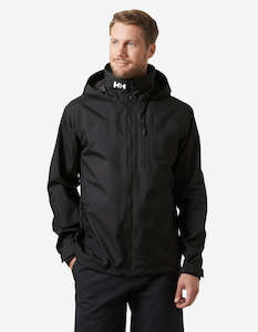 Mens Crew Collection: CREW HOODED JACKET 2.0, Black