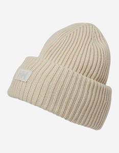 Mens Snow: HH RIB BEANIE, Cream