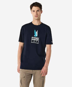 CROSS SAILS T-SHIRT, Navy