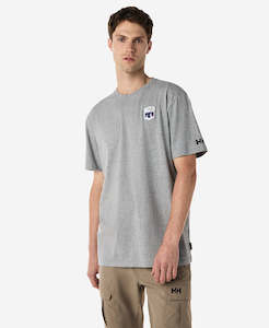 Mens Sail: RSHYR TEAM T-SHIRT, Grey Melange