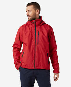 CREW HOODED JACKET, Red