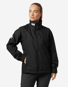 Women: W CREW MIDLAYER JACKET 2.0, Black