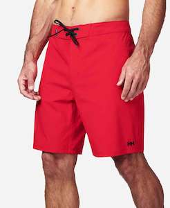 Mens Bottoms: HH CORE STRETCH 19" BOARDSHORT, Alert Red