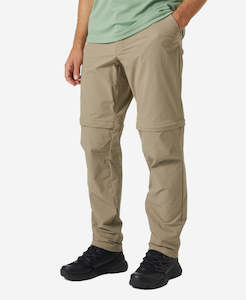 Mens Bottoms: BRONO SOFTSHELL ZIP OFF PANT, Pebble