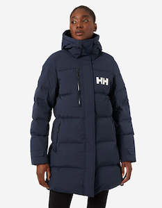 Womens Puffy Jackets: W ADORE PUFFY PARKA, Navy