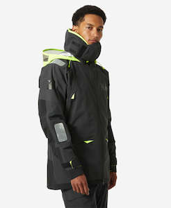 Mens Sailing Jackets: AEGIR RACE JACKET 2.0, Ebony