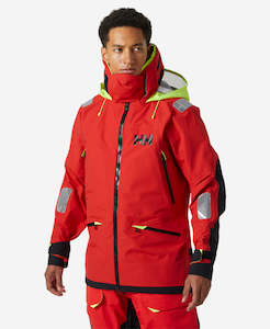 Mens Sailing Jackets: AEGIR RACE JACKET 2.0, Alert Red