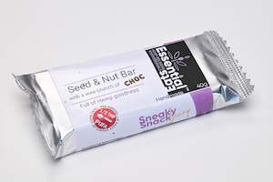 Health food: Essential Eats™ - Seed & Nut Bar with a wee Crunch of Choc (9 bar box)