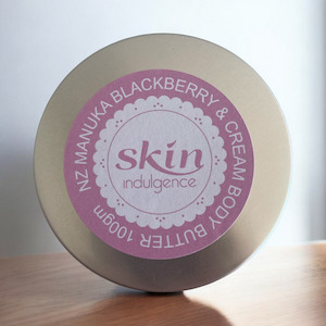 Blackberry & Cream Body Butter with Hemp & Coconut Oils 100g Hemp Skincare NZ