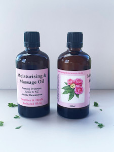 Hemp, Evening Primrose & Kawakawa Massage & Moisturising Oil Hemp Skincare NZ