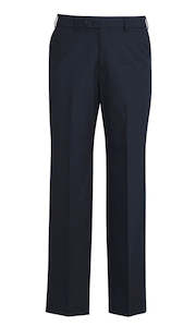 Mens Comfort Wool Stretch Flat Front Pant