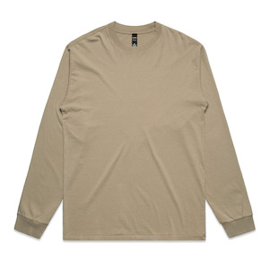 T Shirts Mens: Mens Heavy Faded L/S Tee